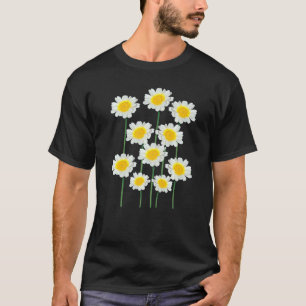 Cute Daisy Flowers White & Yellow Classic Wildflow T-Shirt