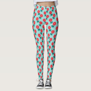 Cute Daisy Pattern Leggings