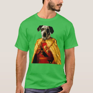 Cute dalmantian Distinguish Royal Dog Pets on rena T-Shirt
