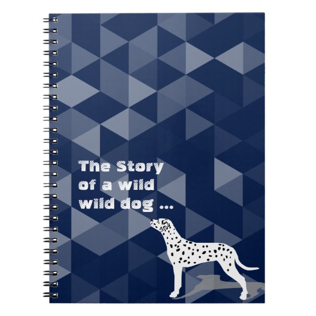 Cute Dalmatian dog Notebook (Front)