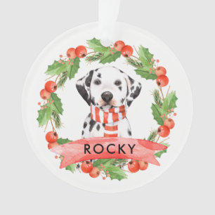 Cute Dalmatian Dog Pet Christmas Ornament