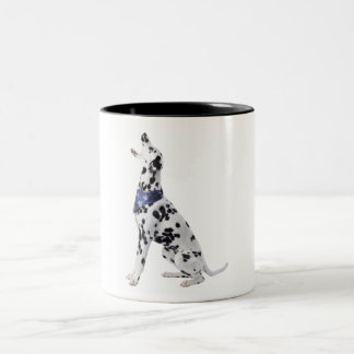 Cute Dalmatian Dog Two-Tone Coffee Mug