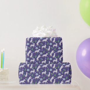 Cute Dalmatian Dogs Pets Pattern Wrapping Paper
