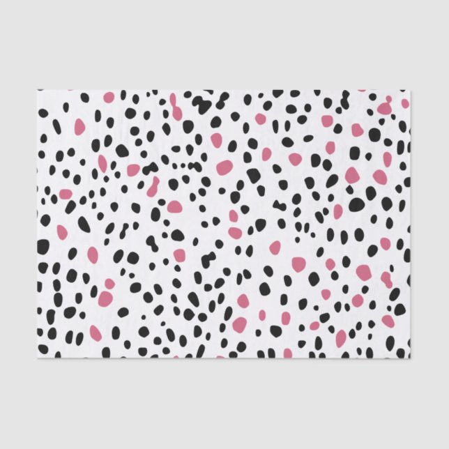 Cute Dalmatian Print Tissue Paper (Front)