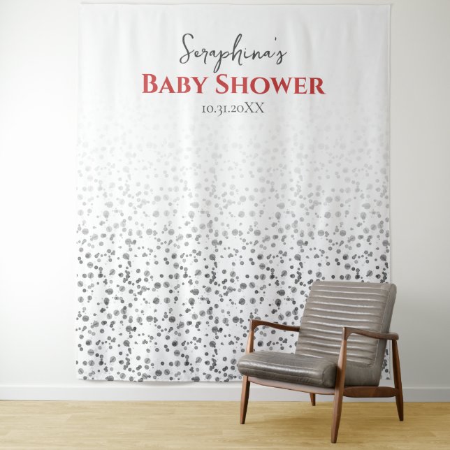 Cute Dalmatian Spot Pattern Tapestry (In Situ)