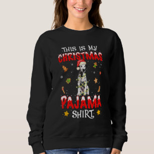 Cute Dalmatian This Is My Christmas Pajama Dog Sweatshirt