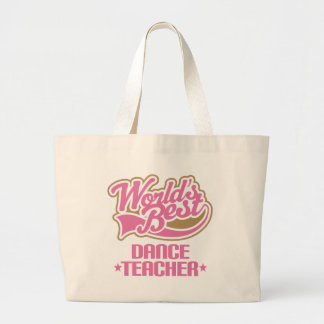 Cute Dance Teacher Large Tote Bag