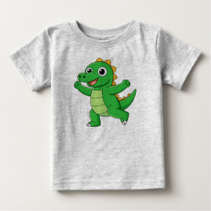 Cute Dancing Alligator Baby T-Shirt