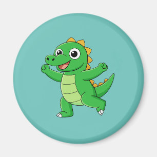 Cute Dancing Alligator Magnet