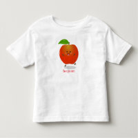 Cute dancing apple cartoon illustration