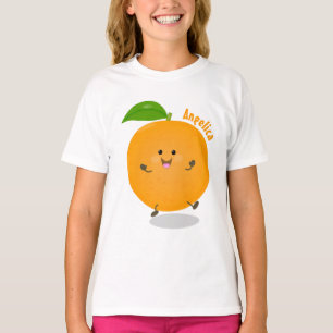 Cute dancing orange citrus fruit T-Shirt