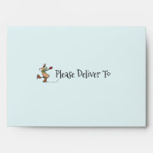 Cute Dancing Reindeer - Christmas Envelope
