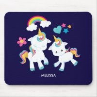Cute Dancing Unicorns Magical Rainbow & Stars