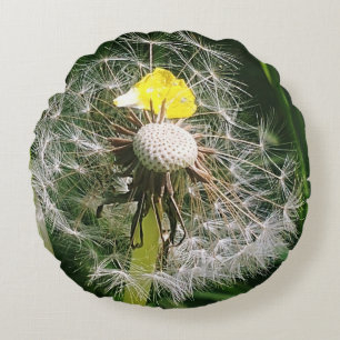 Cute dandelion round cushion