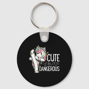 Cute Dangerous Karate Taekwondo Shirt Funny Gifts Key Ring