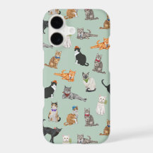 Cute Dapper Cats Pattern