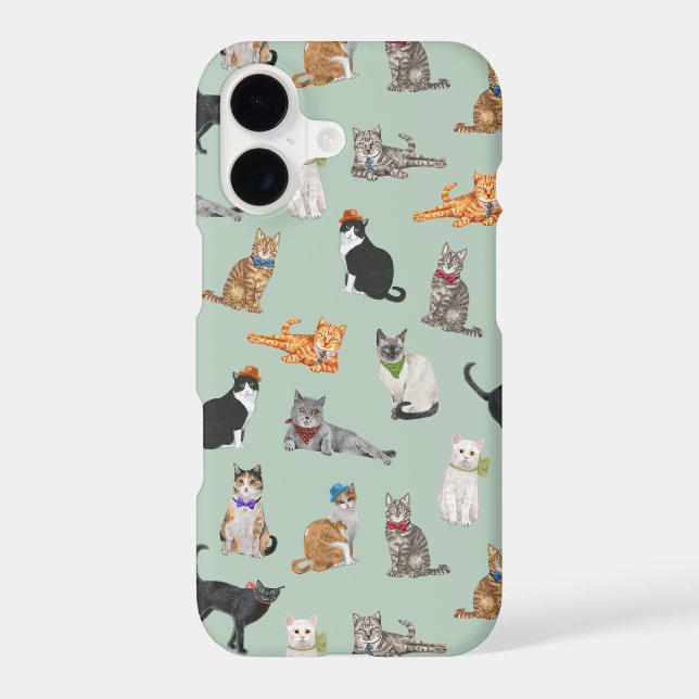 Cute Dapper Cats Pattern (Back)