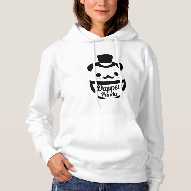 Cute Dapper Panda Wearing Top Hat (Front)