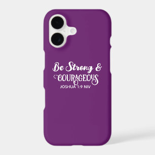 Cute Dark Purple Strong and Courageous Simple