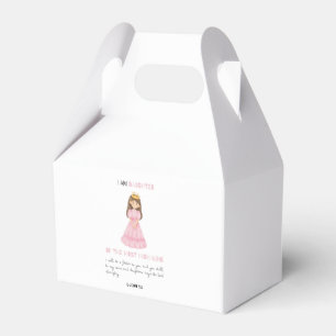Cute Daughter Of The King Birthday Party Favour Box