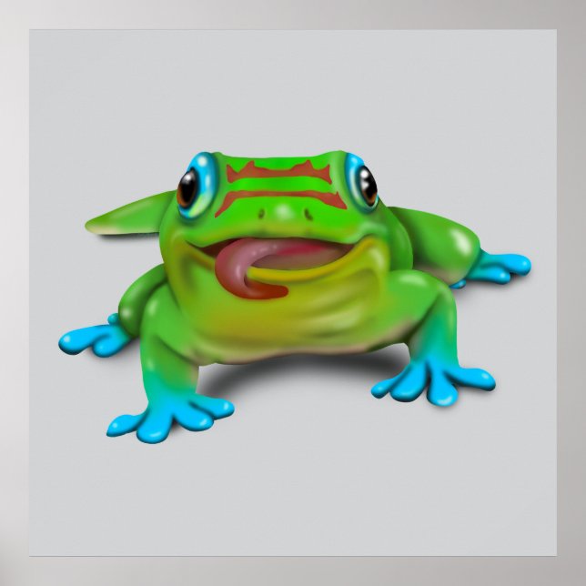 Cute DAY GECKO Poster (Front)