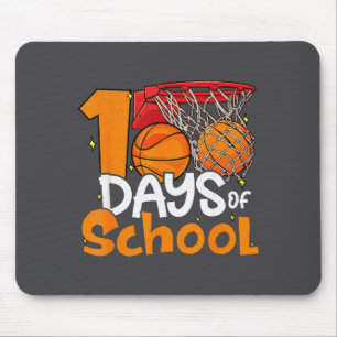 Cute Days School Students Basketball 100 Player Te Mouse Pad