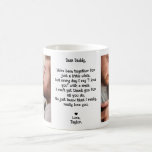 Cute Dear Daddy Poem 2-Photo Coffee Mug<br><div class="desc">Celebrate the special bond between a new dad and his little one with this personalised "Dear Daddy" photo mug. This heartwarming mug features a touching message from the child in the form of a poem, expressing love and gratitude, along with two cherished photos that capture the joy and connection they...</div>