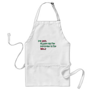 Cute Dear Santa Brother Saying Standard Apron