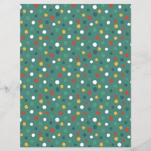 Cute Dear Santa Scrapbook Paper