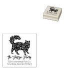 Cute Decorated Cat, Family Return Address