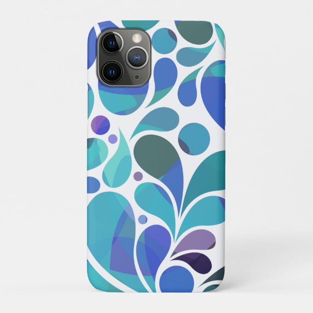 Cute Decorative Plants with Drop-Shaped Leaves Case-Mate iPhone Case (Back)
