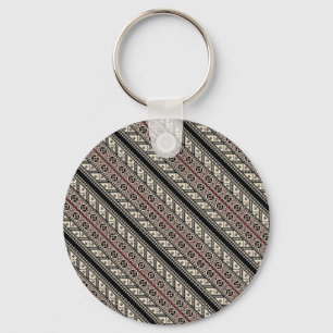 Cute decorative ukrainian patterns design key ring