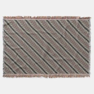 Cute decorative ukrainian patterns design throw blanket