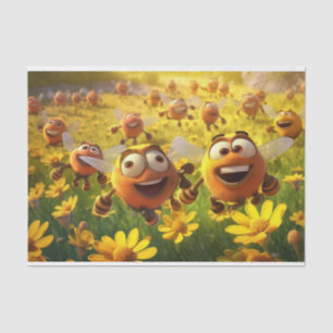 Cute Decoupage kids bee lovers  Tissue Paper