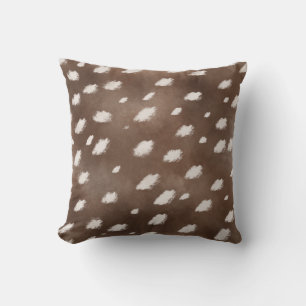 Cute Deer Animal Print Woodland Spotted Cushion