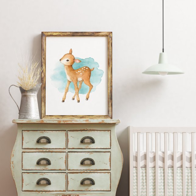 Cute Deer Animals Nursery Wall Decor Baby Girl Boy (Creator Uploaded)