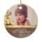 Cute Deer Baby's 1St Photo Christmas Ornament