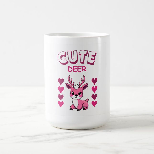 cute deer mug design  (Center)