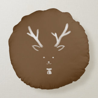 Cute deer round cushion