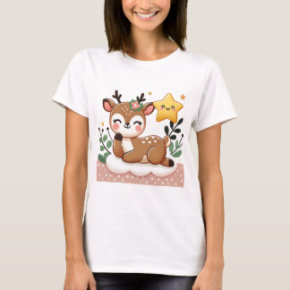 Cute deer smile T-Shirt