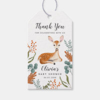 Cute Deer Theme Gender Neutral Fall Baby Shower