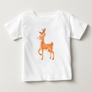 Cute deer watercolor baby T-Shirt