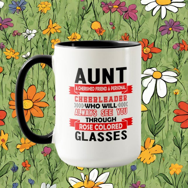 cute definition Aunt word art  Mug (Creator Uploaded)