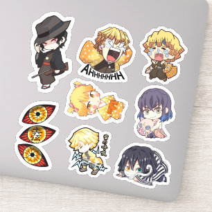 Cute Demon Hunters Stickers – Chibi Slayer Style