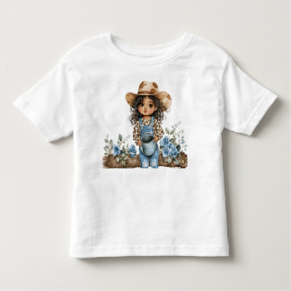 Cute Denim Cowgirl 3  Toddler T-Shirt