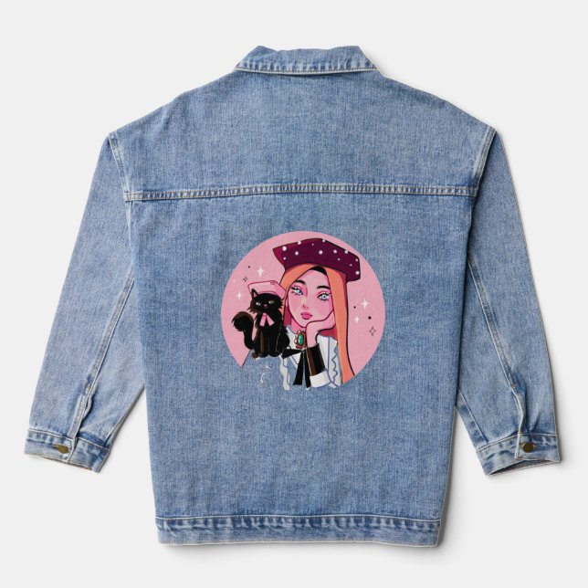 cute  denim jacket (Back)