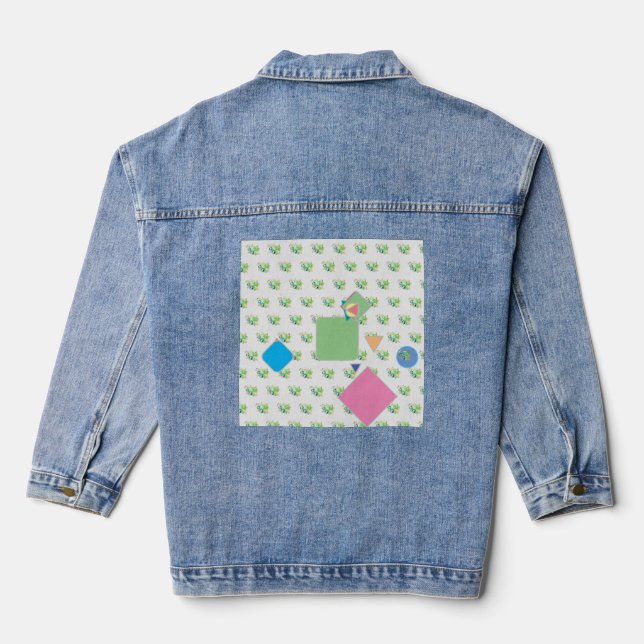 Cute Denim Jacket (Back)