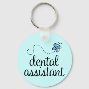 Cute Dental Assistant Key Ring