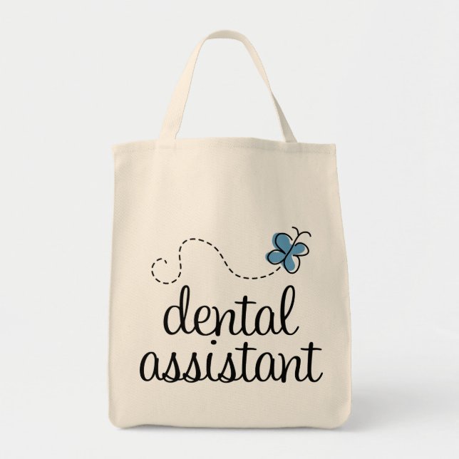 Cute Dental Assistant Tote Bag (Front)