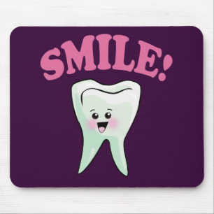 Cute Dental Hygienist Mouse Pad